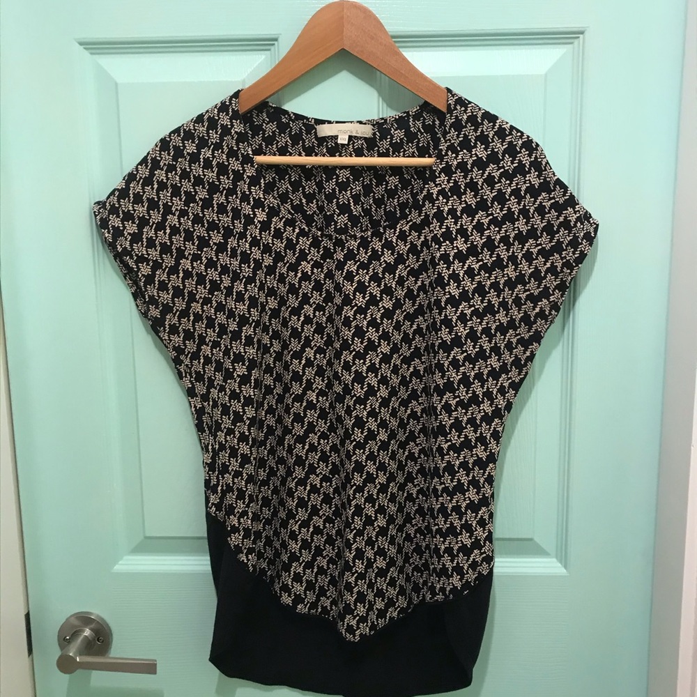 2 for $30 Monk & Lou Black and white shirt